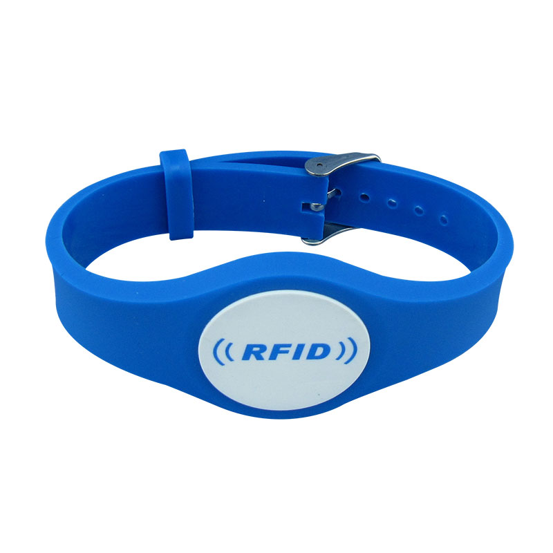 125KHZ ID tapa RFID pulseira de borracha pvc