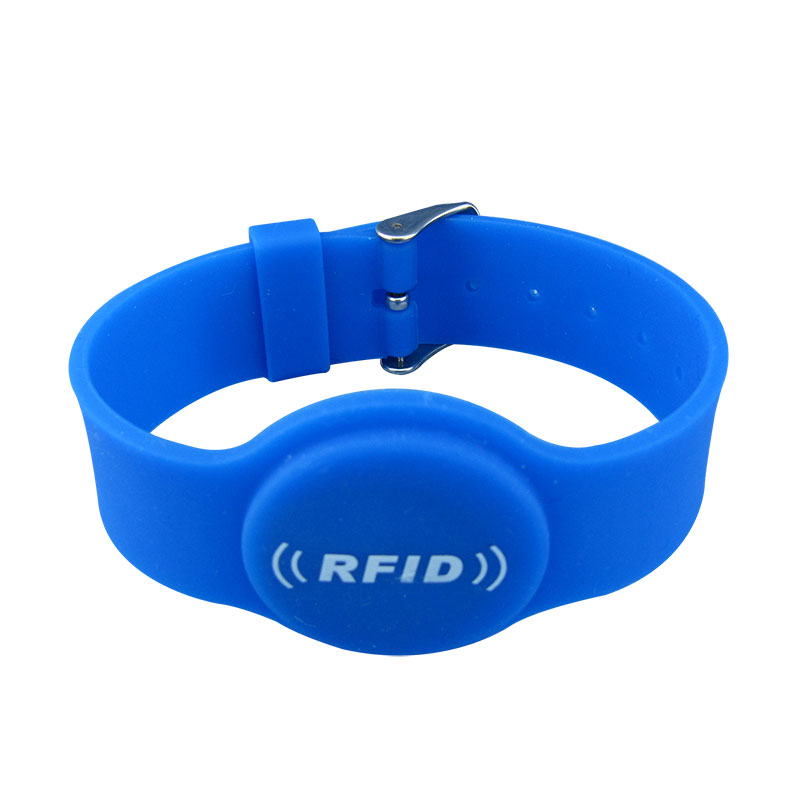 Relógio com chip inteligente ajustável tamanho 125KHZ pulseira RFID pulseira inteligente