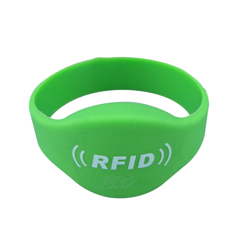 Pulseira RFID 125KHZ TK4100 à prova d'água de silicone à prova d'água